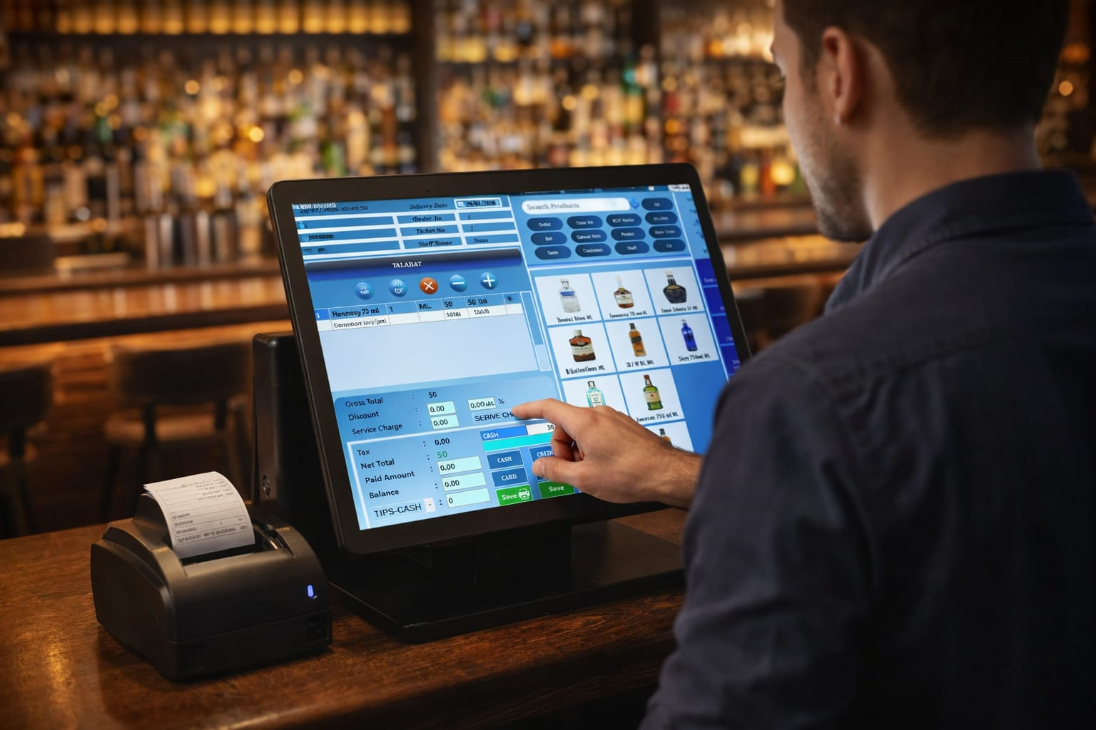 OrderMaster Menu Display